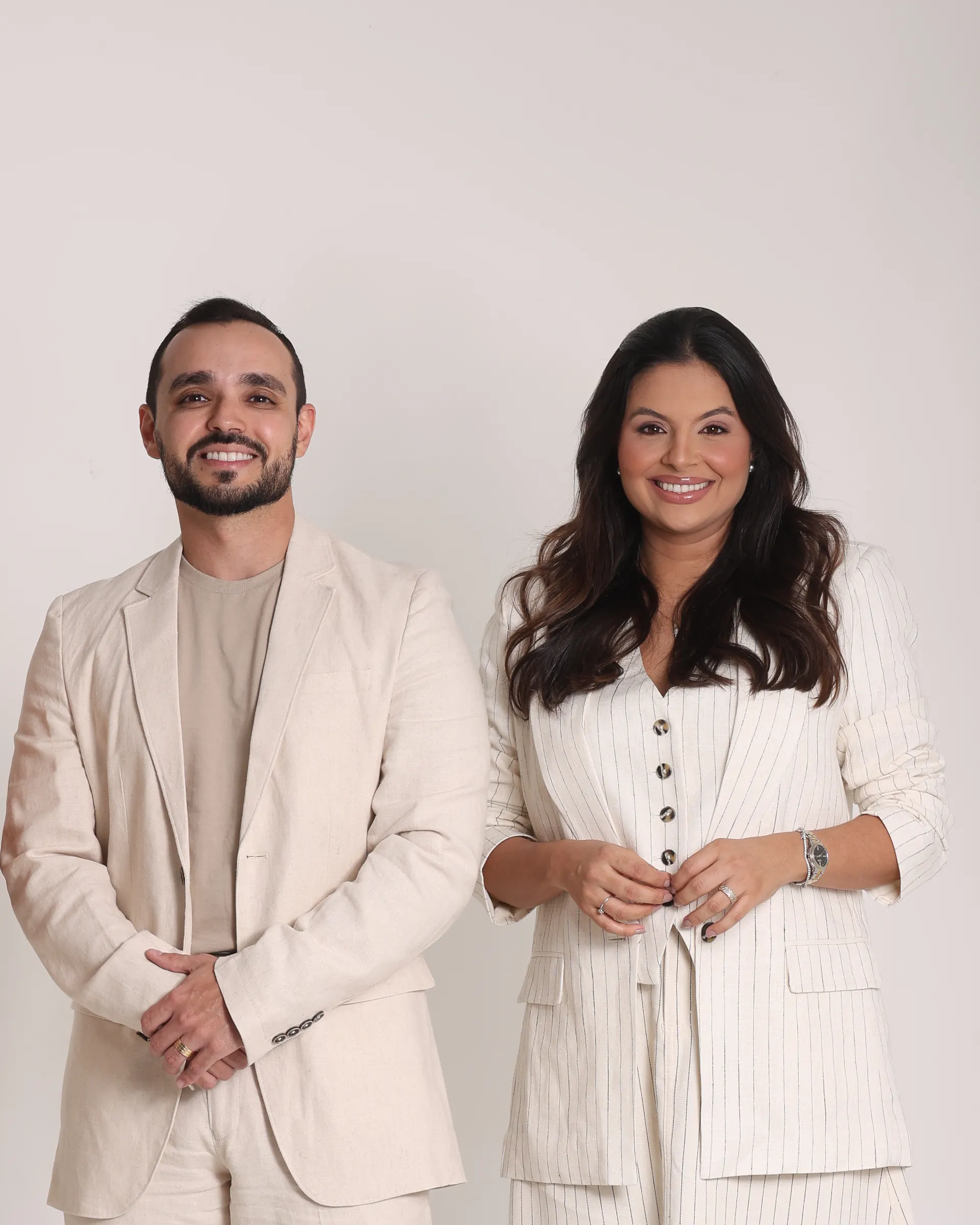 Dr. Iago Bezerra e Dra. Thammara Assunção, sócios do Instituto Leven
